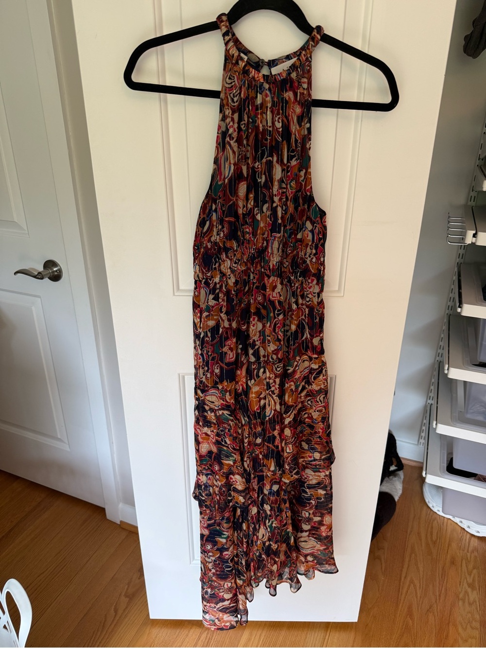 ALC Elaine Dress - Worn Once! Women’s Multicolor Halter Maxi Dress